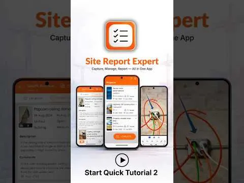 Video tutorial 2: Site audits: add locations & snags